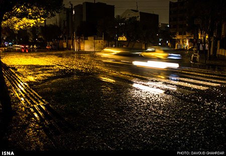 اخبار,اخباراجتماعی , بارش تگرگ در تهران 