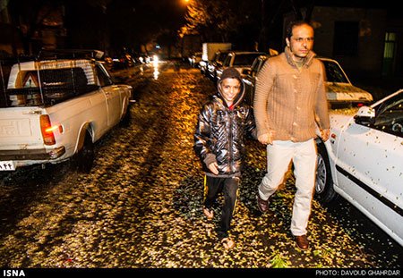 اخبار,اخباراجتماعی , بارش تگرگ در تهران 