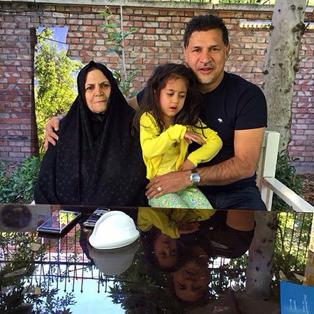 اخبار,اخبارورزشی,علی دایی ودخترش ومادرش