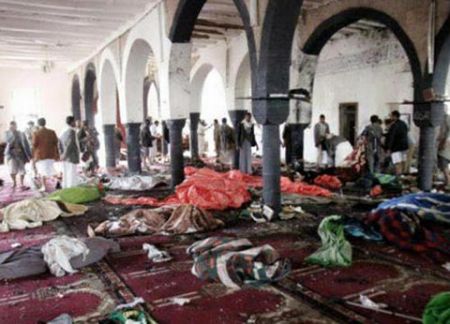 اخبار,انفجار انتحاری در مسجد امام علی شهر القدیح استان شیعه نشین قطیف عربستان