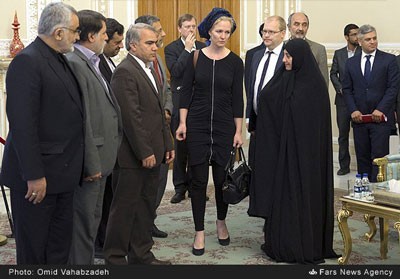 اخبار,اخبارسیاسی,دیدارهیات پارلمانی اروپا با علی لاریجانی