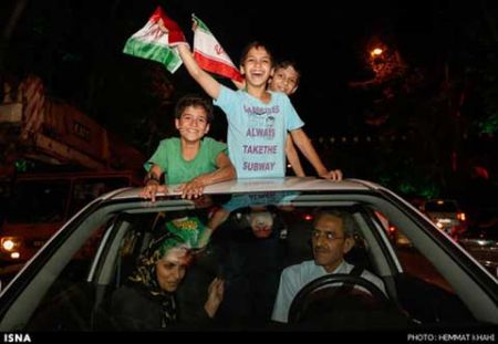اخبار,اخبارورزشی, شادیهای  مردم برای برد تیم ملی والیبال ایران