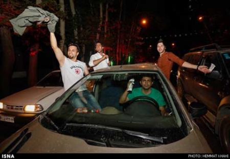 اخبار,اخبارورزشی, شادیهای  مردم برای برد تیم ملی والیبال ایران