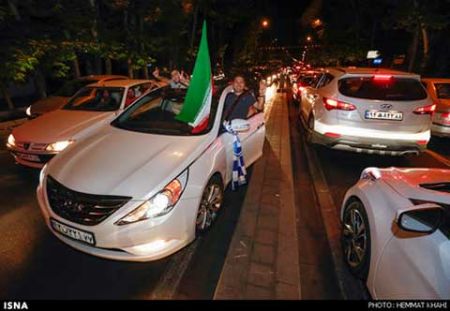 اخبار,اخبارورزشی, شادیهای  مردم برای برد تیم ملی والیبال ایران