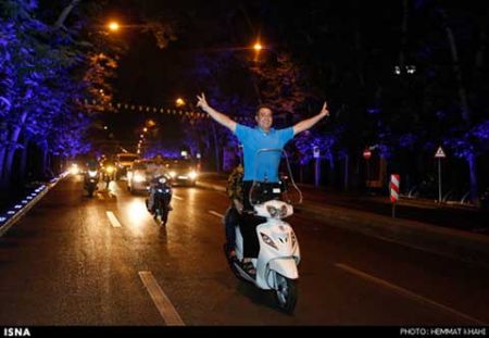 اخبار,اخبارورزشی, شادیهای  مردم برای برد تیم ملی والیبال ایران