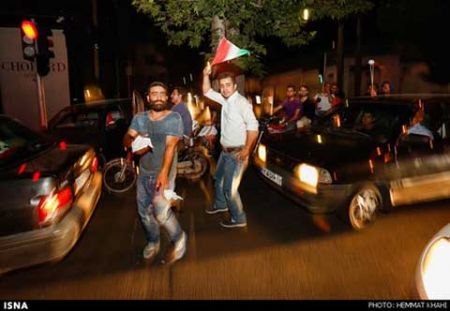 اخبار,اخبارورزشی, شادیهای  مردم برای برد تیم ملی والیبال ایران