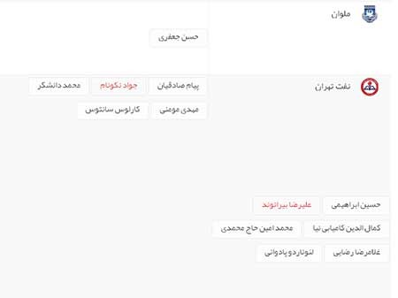 اخبار,اخبار ورزشی , لیگ برتر فوتبال