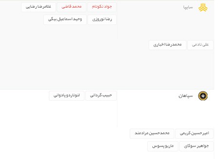 اخبار,اخبار ورزشی ,نقل و انتقالات لیگ برتر فوتبال