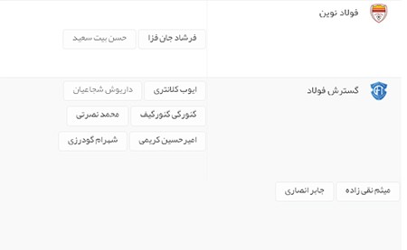 اخبار,اخبار ورزشی ,نقل و انتقالات لیگ برتر فوتبال