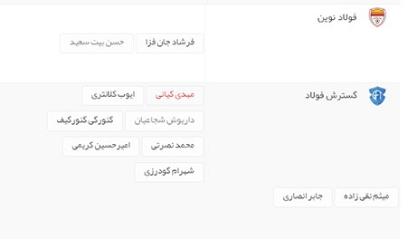 اخبار,اخبار ورزشی , نقل و انتقالات لیگ برتر