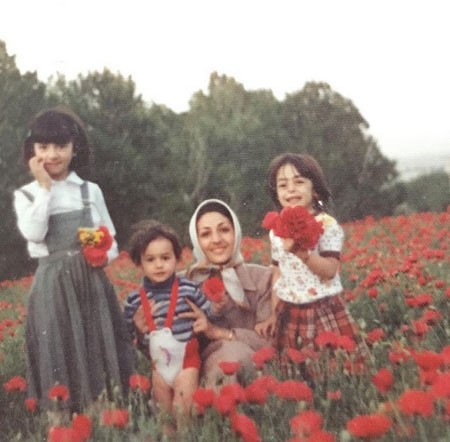 اخبار , اخبار فرهنگی,عکس کودکی هانیه توسلی,تصاویر هانیه توسلی و مادرش