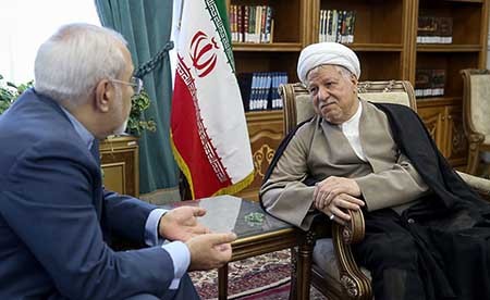 اخبار,اخبارسیاسی,دیدار وزیر امور خارجه با هاشمی رفسنجانی
