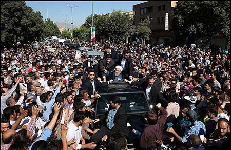 اخبار,اخبار سیاسی,تصاویر  سفر  روحانی  به  همدان 
