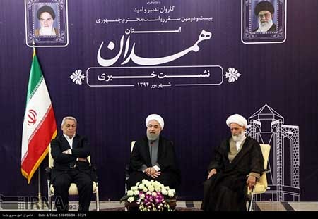 اخبار,اخبارسیاسی,نشست خبری رییس جمهور در همدان