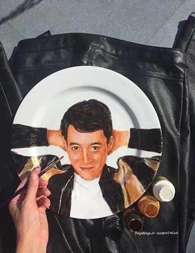 اخبار,اخبار گوناگون ,هنرنمایی سینمایی بر روی بشقاب