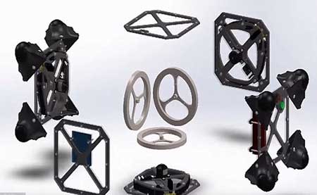 ربات جوجه تیغی به کشف ناشناخته‌ها بر روی سیارک‌ها می‌رود