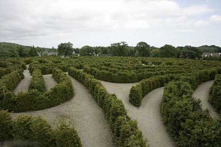 زیباترین باغ ها,باغ های پیچ در پیچ