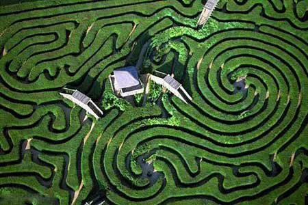 زیباترین باغ ها,باغ های پیچ در پیچ