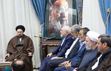 اخبار,اخبارسیاسی, محمدجواد ظریف , سید حسن خمینی 