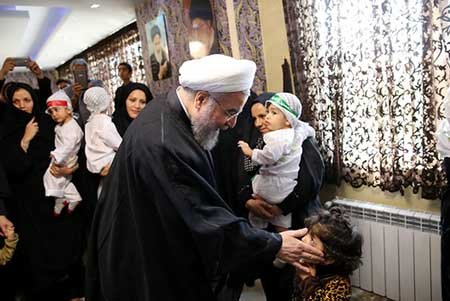 اخبار,اخبارسیاسی, روحانی در مراسم عزادارای یک موسسه خیریه