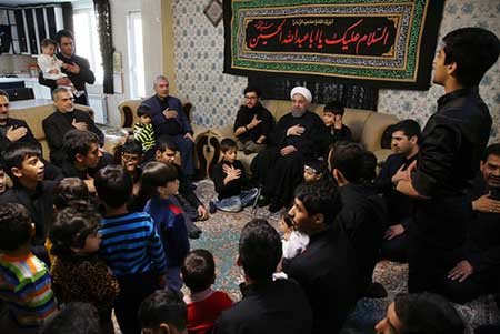 اخبار,اخبارسیاسی, روحانی در مراسم عزادارای یک موسسه خیریه