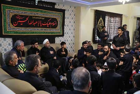 اخبار,اخبارسیاسی, روحانی در مراسم عزادارای یک موسسه خیریه