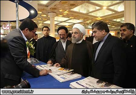 اخبار,اخبارسیاسی,رییس جمهور در نمایشگاه مطبوعات و خبرگزاری ها