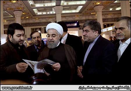 اخبار,اخبارسیاسی,رییس جمهور در نمایشگاه مطبوعات و خبرگزاری ها