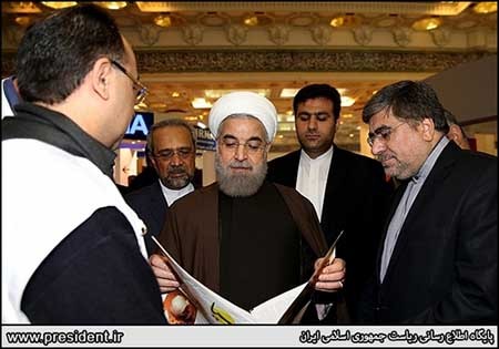 اخبار,اخبارسیاسی,رییس جمهور در نمایشگاه مطبوعات و خبرگزاری ها