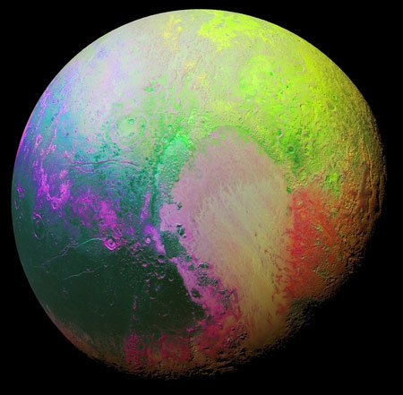 اخبار , اخبار علمی,رنگ های مصنوعی برای بررسی جزئیات یک سیاره,رنگهایی خیال‌انگیز به سیاره