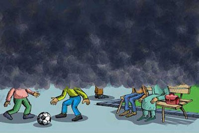 اخبار,اخبارورزشی,فوتبال ,آلودگی هوا