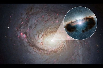 اخبار , اخبار علمی,کشف کهکشانی عجیب,کهکشانی عجیب با دو سیاه‌چاله
