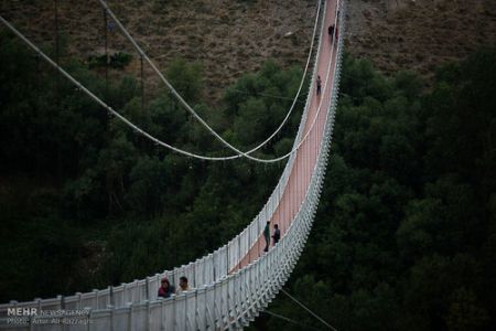 اخبارتصاویر,خبرهای تصاویر,پل معلق خارومیانه