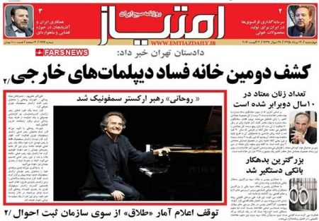  عناوین روزنامه ها 