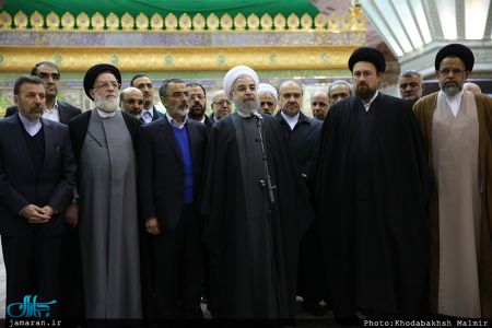 تجدید میثاق رئیس جمهور و اعضای هیئت دولت با آرمان های حضرت امام(س) تجدید میثاق رئیس جمهور و اعضای هیئت دولت با آرمان های حضرت امام(س)