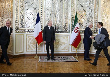  دیدار وزرای خارجه‌ فرانسه و ایران  