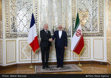 دیدار وزرای خارجه‌ فرانسه و ایران  