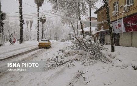   بارش شدید برف در نقاط مختلف کشور