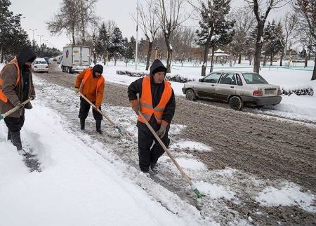   بارش شدید برف در نقاط مختلف کشور