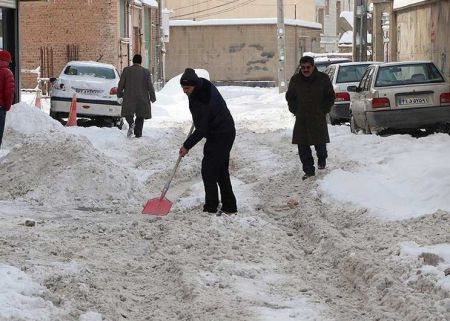   بارش شدید برف در نقاط مختلف کشور