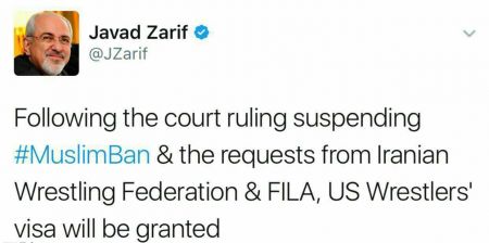   اخبارورزشی,خبرهای   ورزشی ,توئیت ظریف