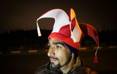    هواداران سرخابی در شب سرد آزادی