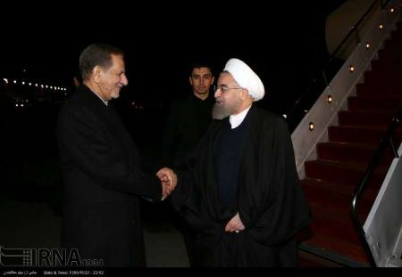   بازگشت رئیس جمهور از کویت و ورود به تهران