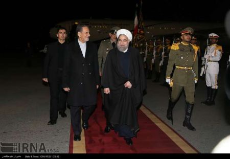 بازگشت رئیس جمهور از کویت و ورود به تهران بازگشت رئیس جمهور از کویت و ورود به تهران