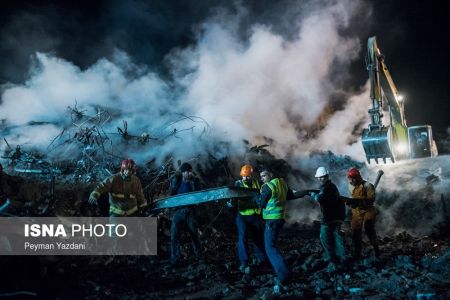    آواربرداری حادثه پلاسکو