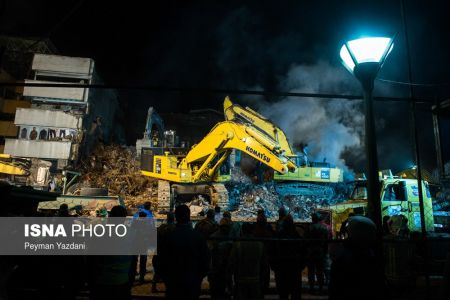    آواربرداری حادثه پلاسکو