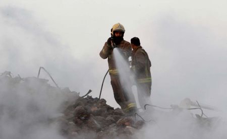    آواربرداری حادثه پلاسکو