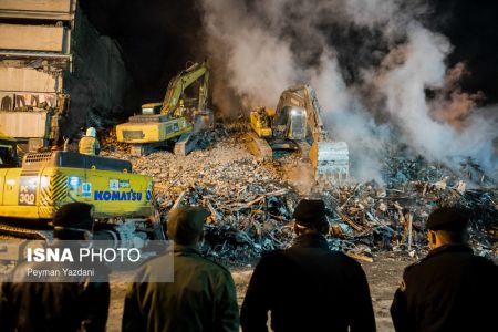    آواربرداری حادثه پلاسکو
