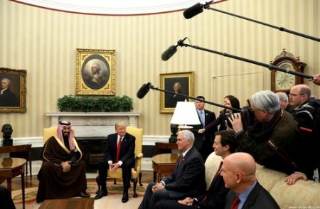 اخبار,اخباربین الملل,ضیافت ناهار ترامپ برای جانشین ولیعهد عربستان سعودی
