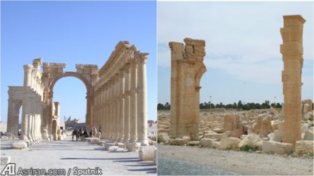   شهر پالمیرا قبل و بعد از داعش 